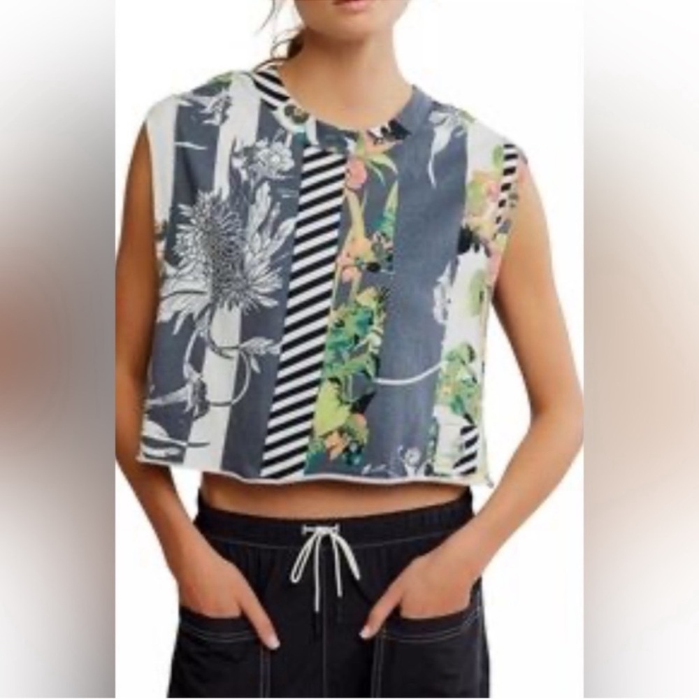 FP Movement by Free People Multicolor Muscle Tee New - Picture 2 of 5